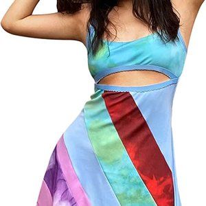 NWOT Retro Mini Dress Size Medium